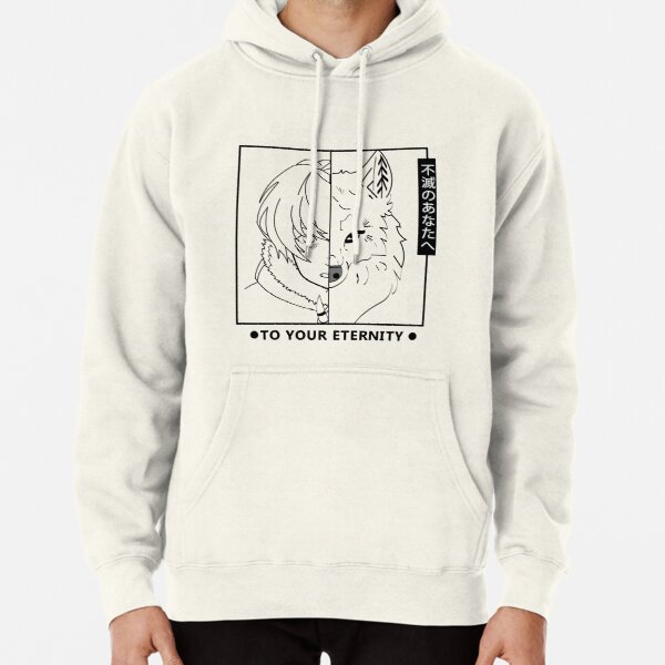 ssrcomhoodiemensoatmeal_heatherfrontsquare_productx600-bgf8f8f8.1-9 Fushi and joan|To your eternity Pullover Hoodie RB01505 product Offical To Your Eternity Merch