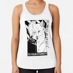 Fushi and joan|To your eternity Racerback Tank Top RB01505 product Offical To Your Eternity Merch